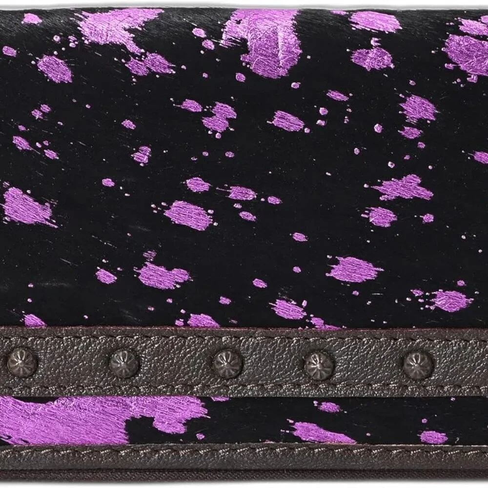 Women's Leather Wallet Mini Clutch Wristlet Zipper Organizer Card slots
